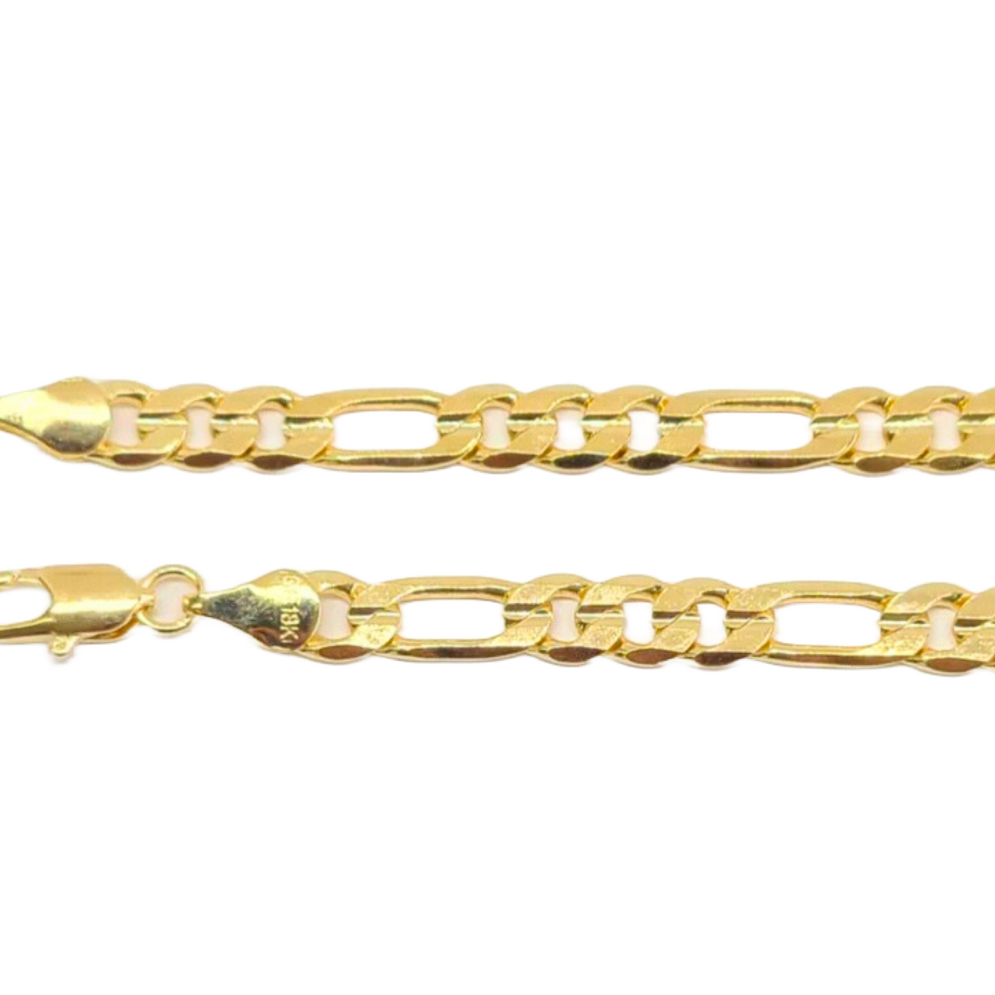 Figaro Link Anklet-18k Gold Filled