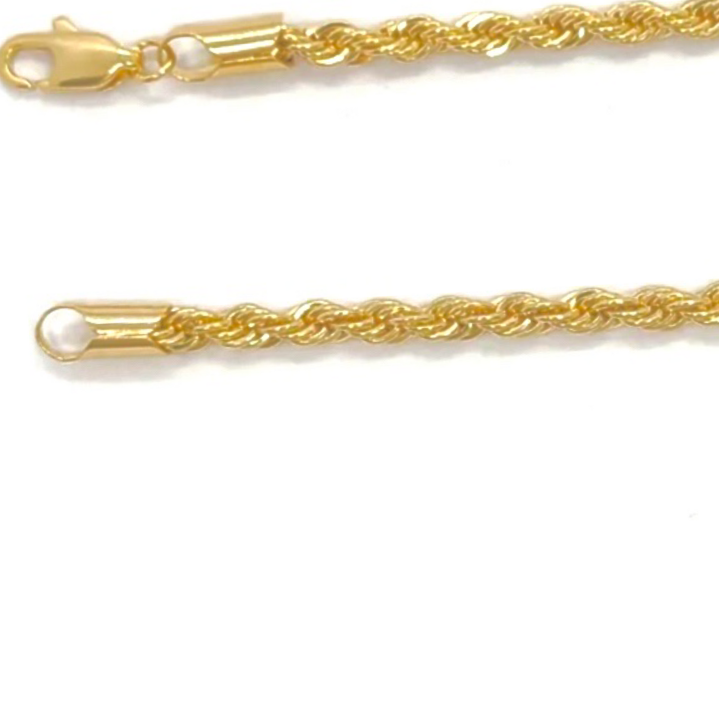 Ariel Rope Link Anklet-18k Gold Filled