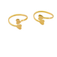 Jetai Toe Ring-18k Gold Filled