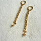 Destiny Two Hole Chain Earrings-18k Gold Filled