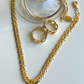 Aubrey 18k Gold Filled Double Cuban Link Chain 8mm