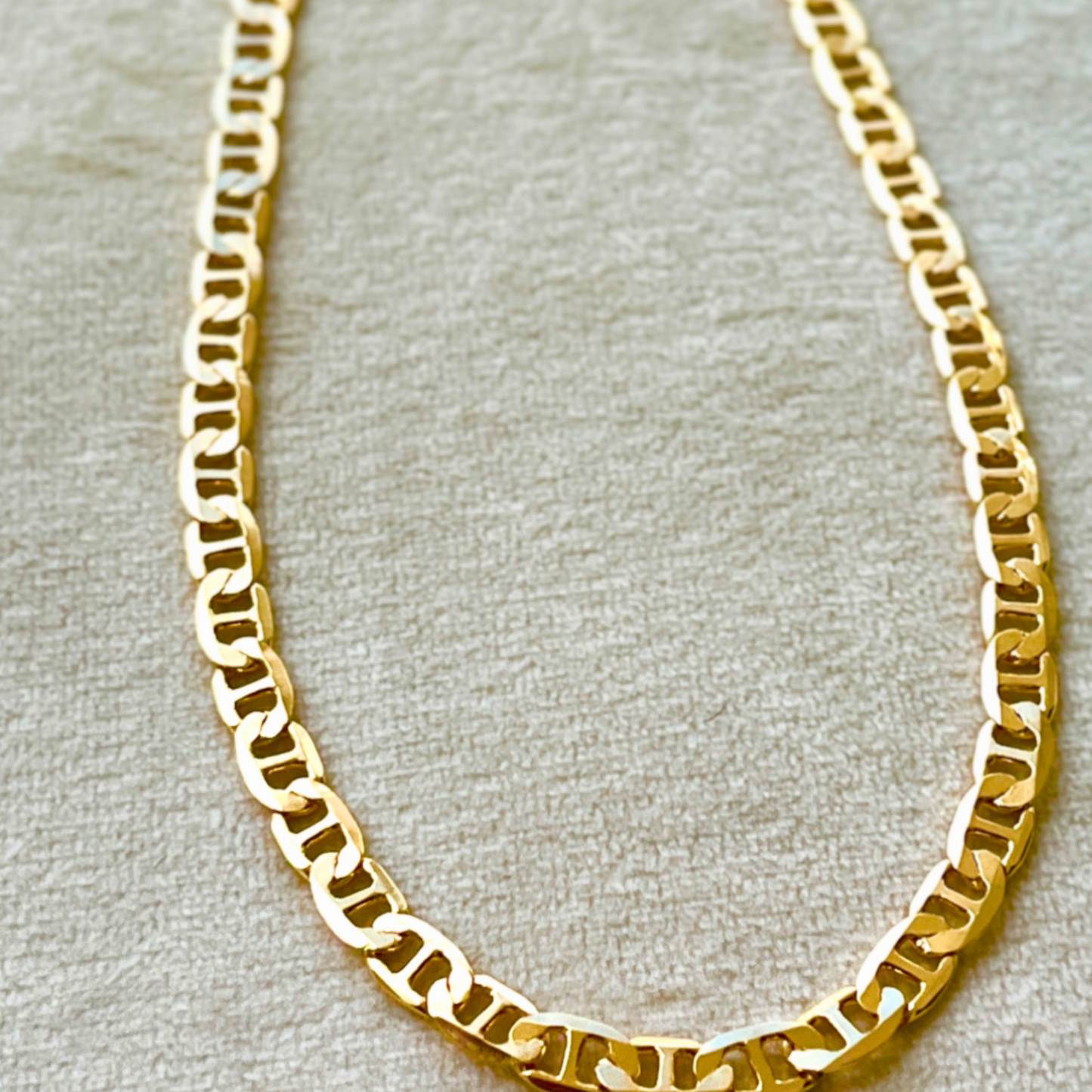 Mariner Link Anklet-18k Gold Filled