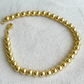 Bria Beaded Link Anklet-18k Gold Filled