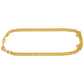 Cuban  Link Love Anklet-18k Gold Filled