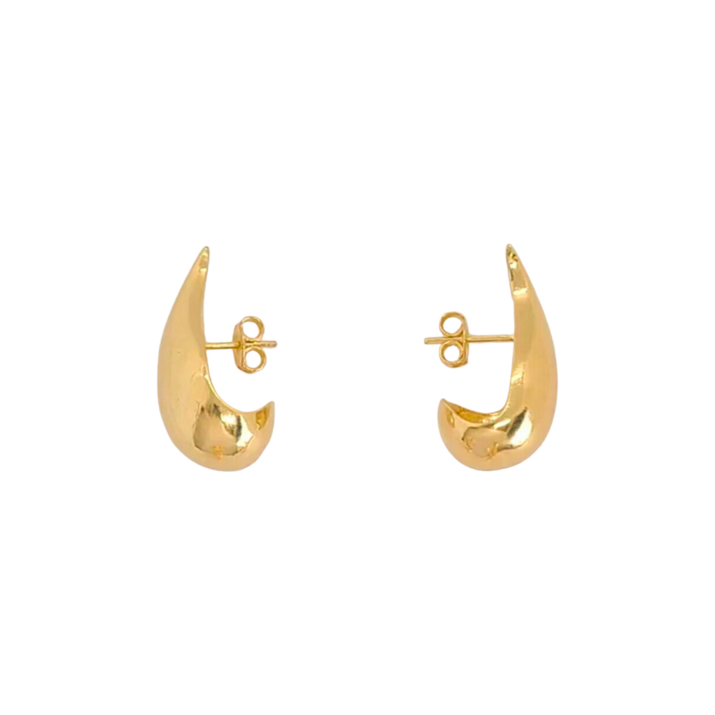 Monae Chunky Earrings-18k Gold Filled