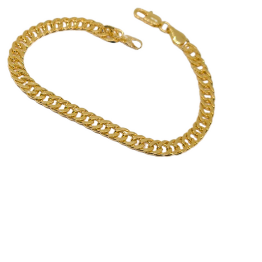 Cuban Link Bracelet 5.5MM-18k Gold Filled