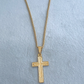 Chardae Cross Pendant Necklace-18k Gold Filled