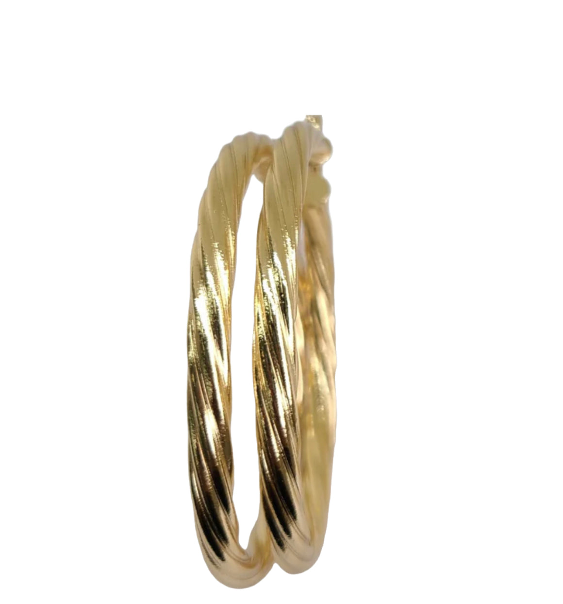 Hailee Hoop Earrings-18k Gold Filled