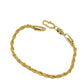 Ariel Rope Link Bracelet-18k Gold Filled