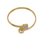 Delani Bangle-18k Gold Plated