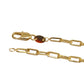 Paperclip Link Bracelet-18k Gold Filled